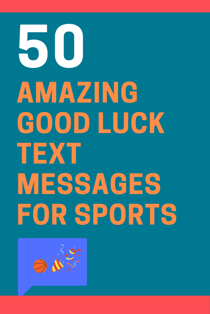 Mensajes de texto de buena suerte para deportes