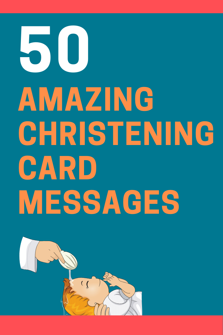 Mensajes de tarjetas de bautizo