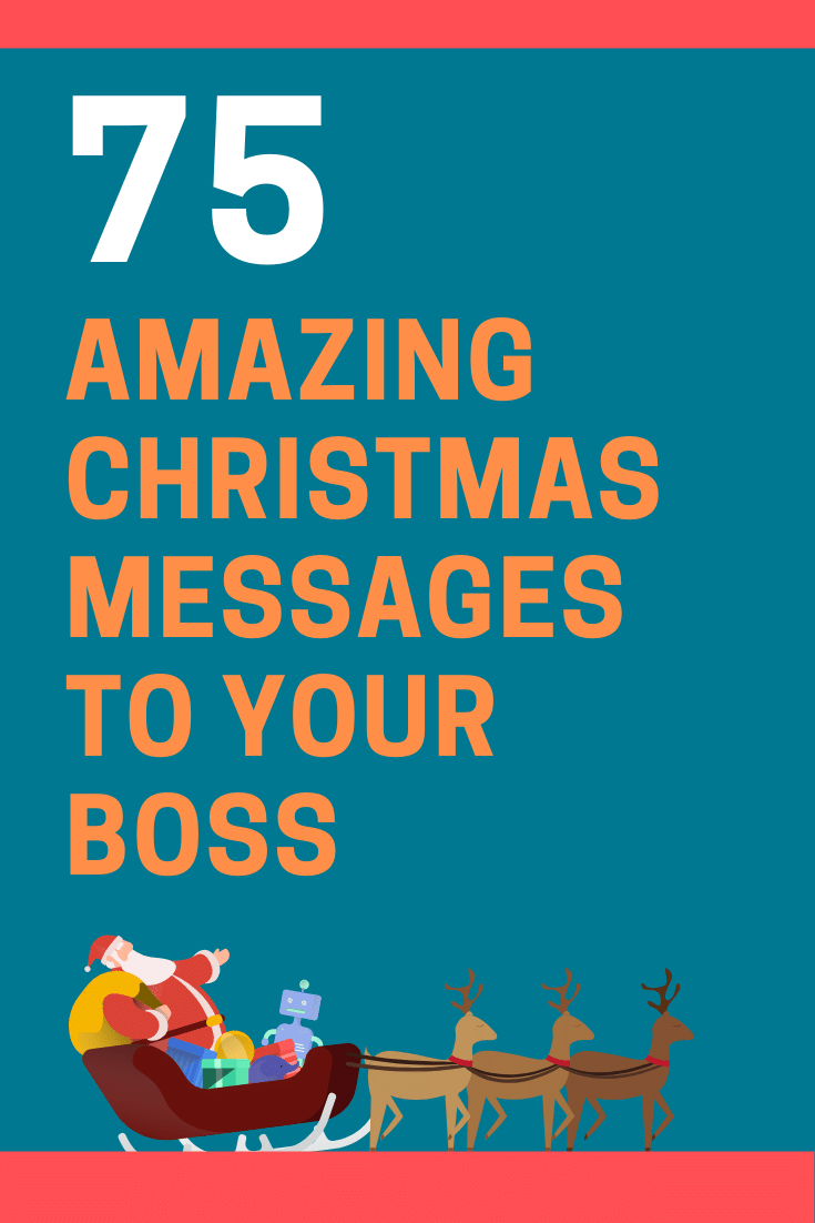 Mensajes de Navidad para tu jefe