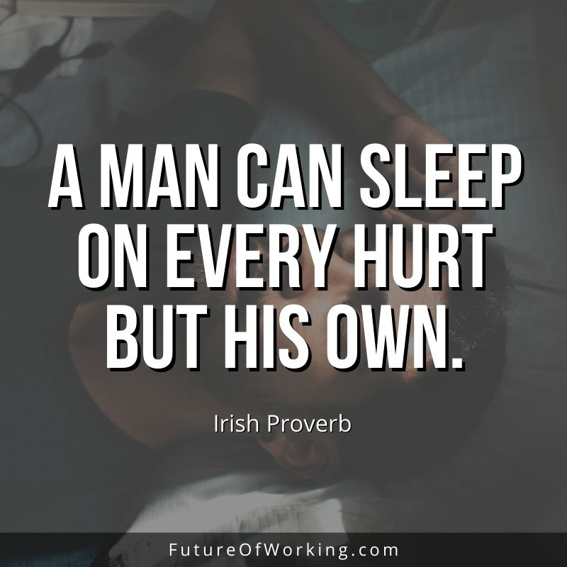 Cita de proverbio irlandés