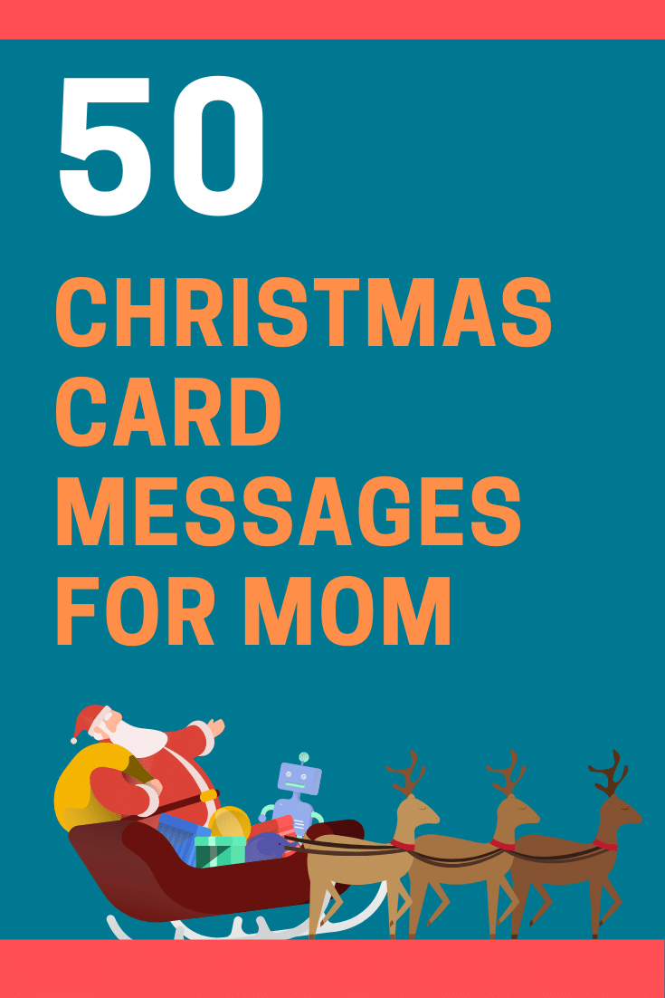 Mensajes de tarjetas navideñas para mamá