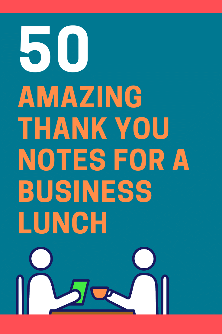 Notas de agradecimiento para un almuerzo de negocios